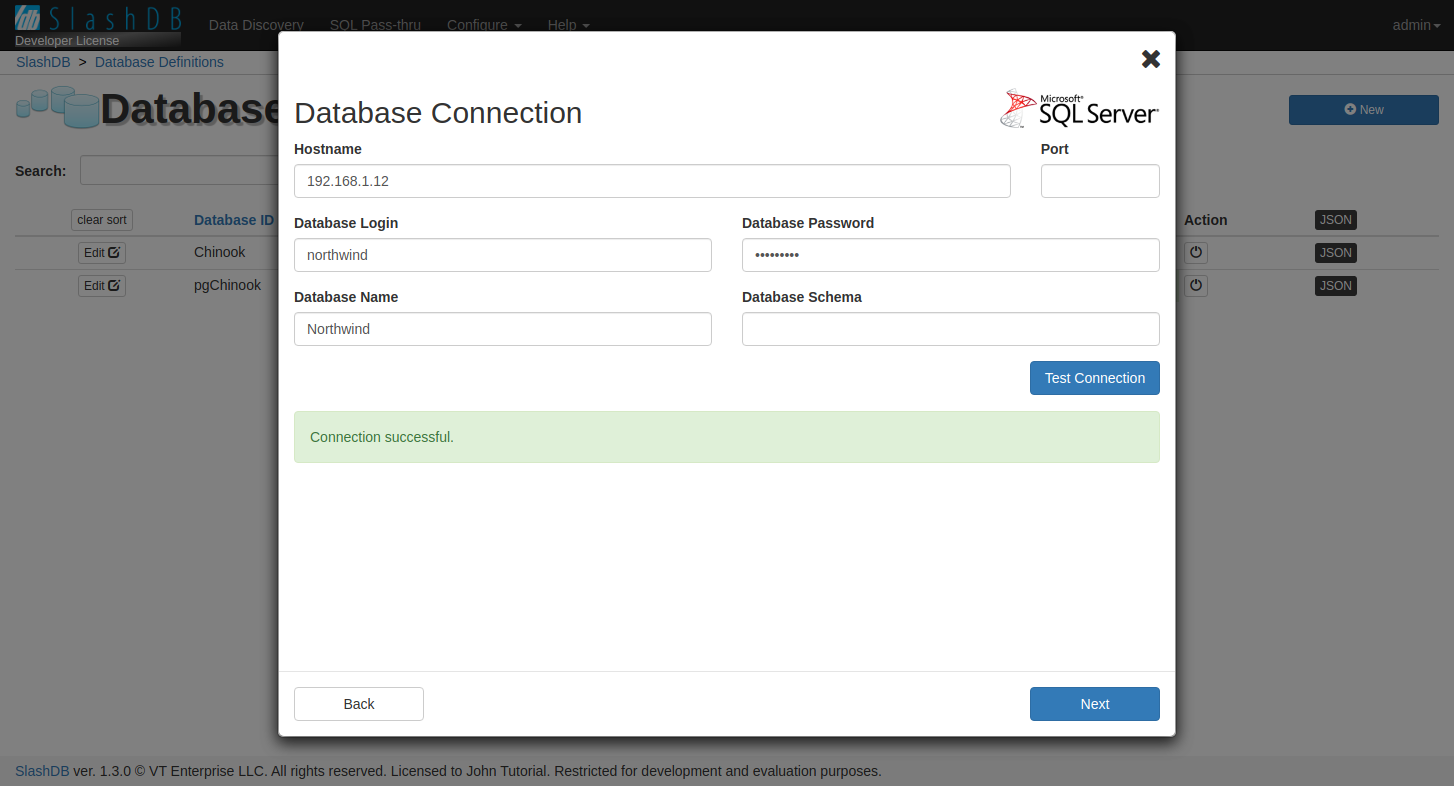 database connection