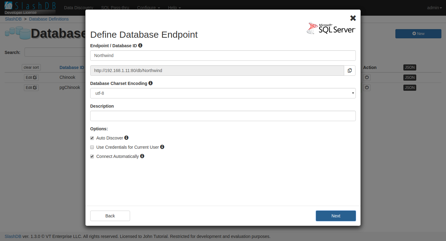 database connection